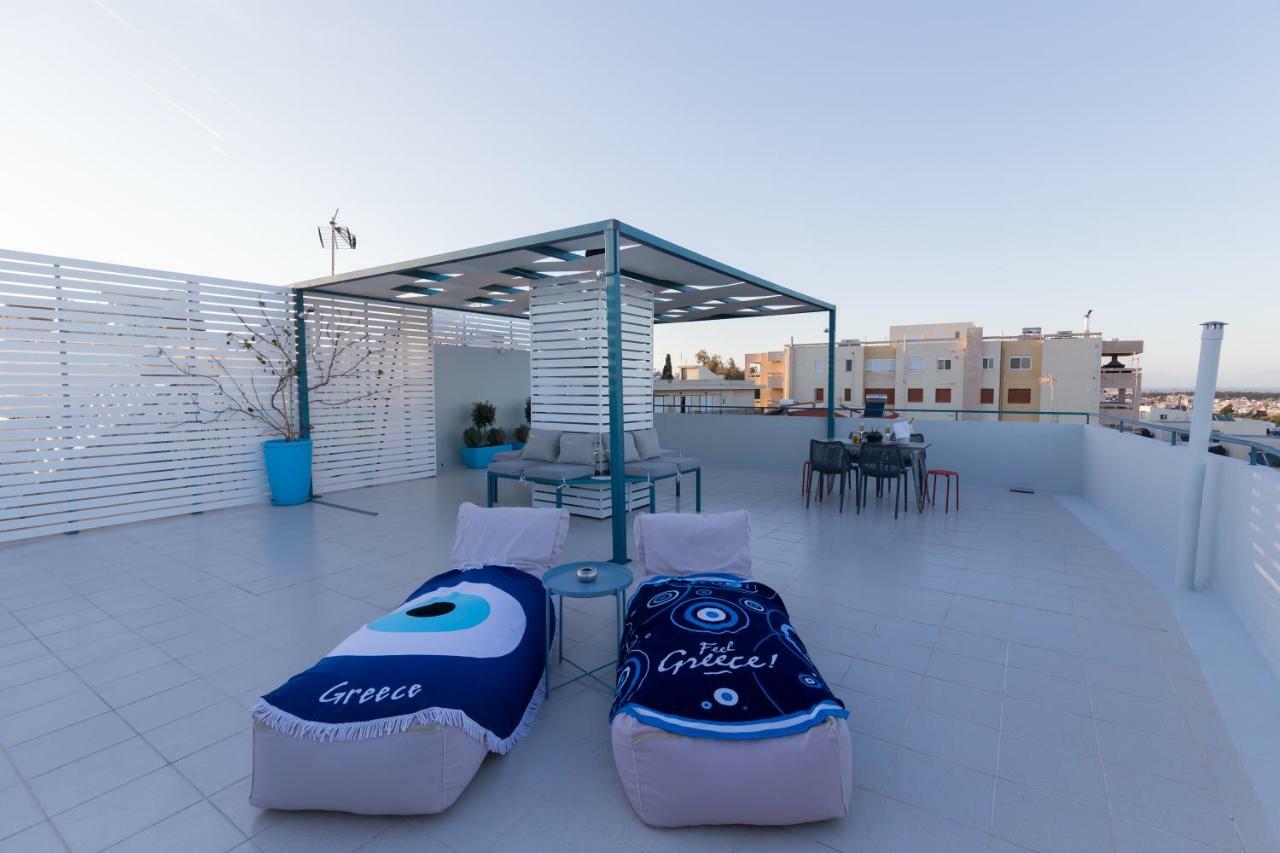 Groovy & Cozy Apt With Private Seaview Rooftop Terrace Rhodes City Esterno foto